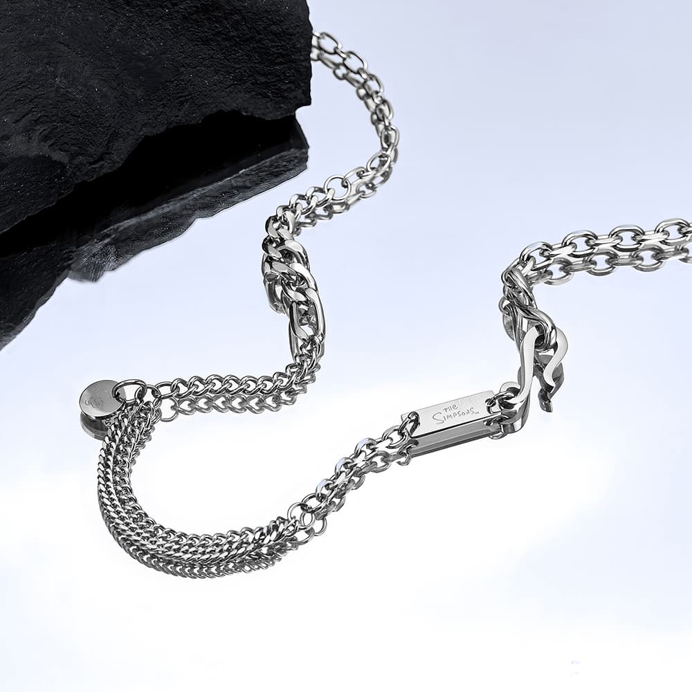 Ожерелье The Simpsons Titan Steel Necklaces Unisex Симпсоны Титановые Стальные Ожерелья Унисекс - изображение 4