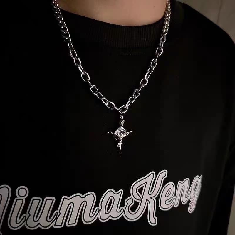 Ожерелье The Simpsons Titan Steel Necklaces Unisex Симпсоны Титановые Стальные Ожерелья Унисекс - изображение 3