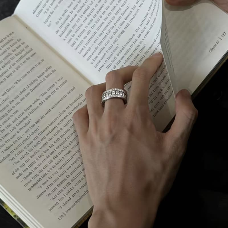 Кольцо Симпсоны Нержавеющие стальные кольца унисекс - изображение 3
