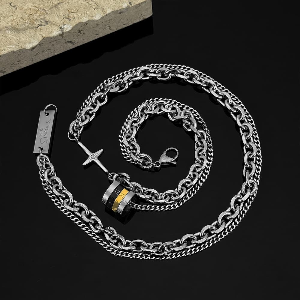 Ожерелье The Simpsons Titan Steel Necklaces Unisex Симпсоны Титановые Стальные Ожерелья Унисекс - изображение 2
