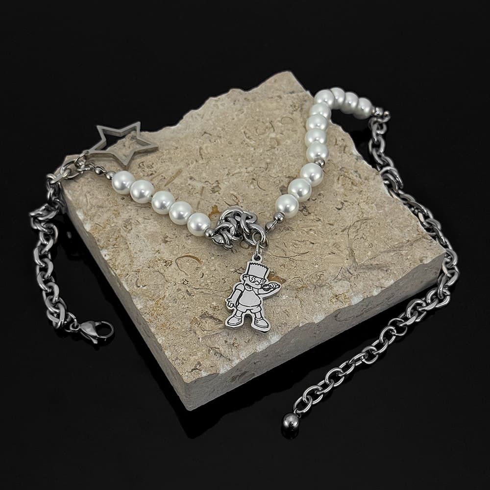 Ожерелье The Simpsons Titan Steel Necklaces Unisex Симпсоны Титановые Стальные Ожерелья Унисекс - изображение 3