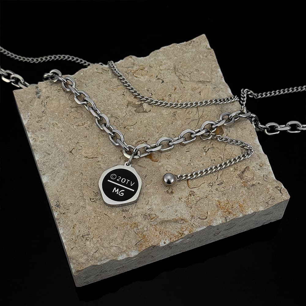 Ожерелье The Simpsons Titan Steel Necklaces Unisex Симпсоны Титановые Стальные Ожерелья Унисекс - изображение 2