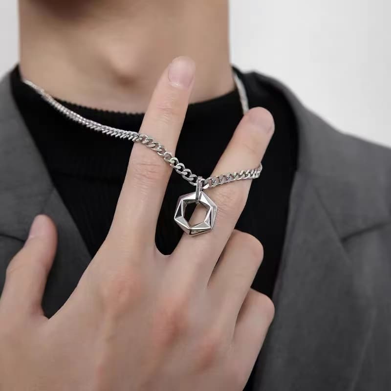 Ожерелье The Simpsons Titan Steel Necklaces Unisex Симпсоны Титановые Стальные Ожерелья Унисекс - изображение 3