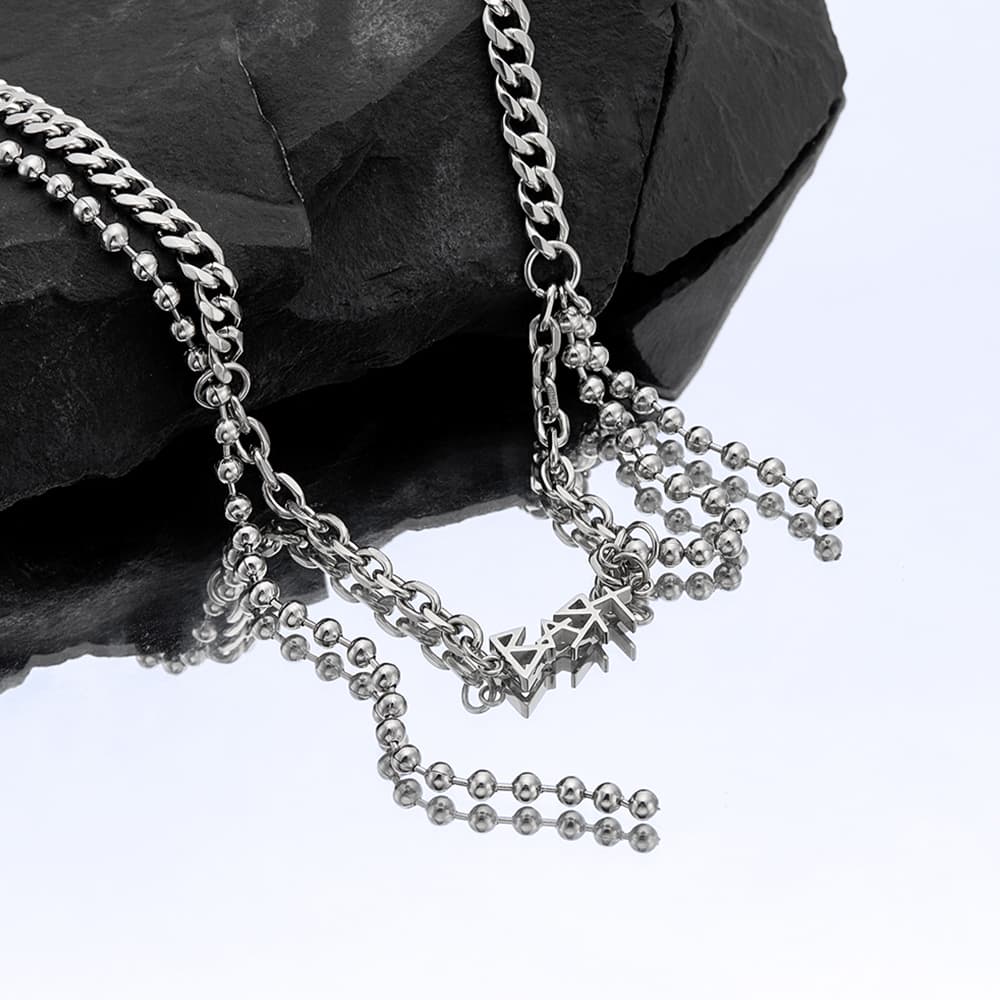 Ожерелье Симпсоны Титановая сталь Цепочки и ожерелья Унисекс - изображение 3
