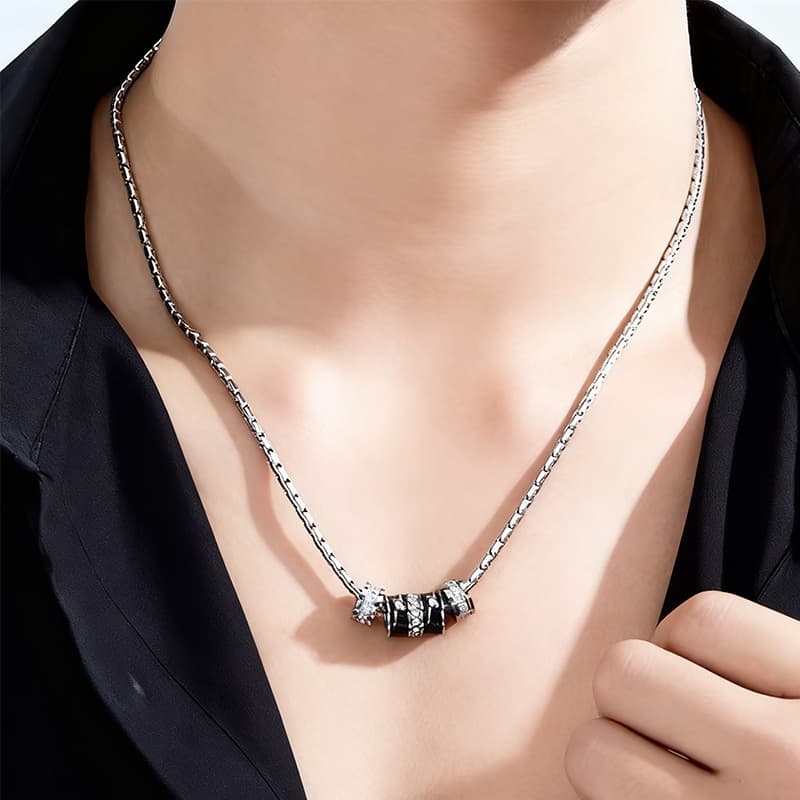 Ожерелье The Simpsons Titan Steel Necklaces Unisex Симпсоны Титановые Стальные Ожерелья Унисекс - изображение 4