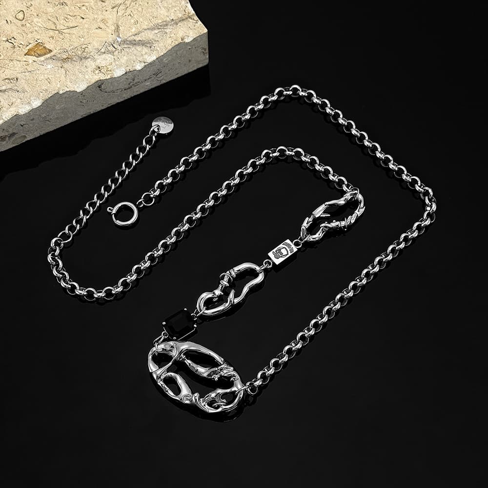 Ожерелье The Simpsons Titan Steel Necklaces Unisex Симпсоны Титановые Стальные Ожерелья Унисекс - изображение 3