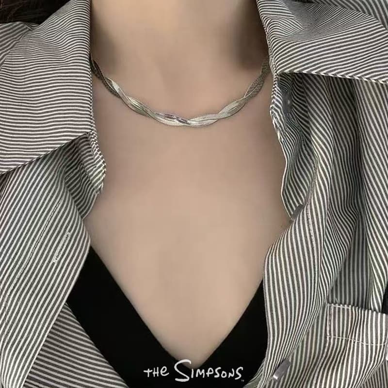 Ожерелье The Simpsons Titan Steel Necklaces Unisex Симпсоны Титановые Стальные Ожерелья Унисекс - изображение 4