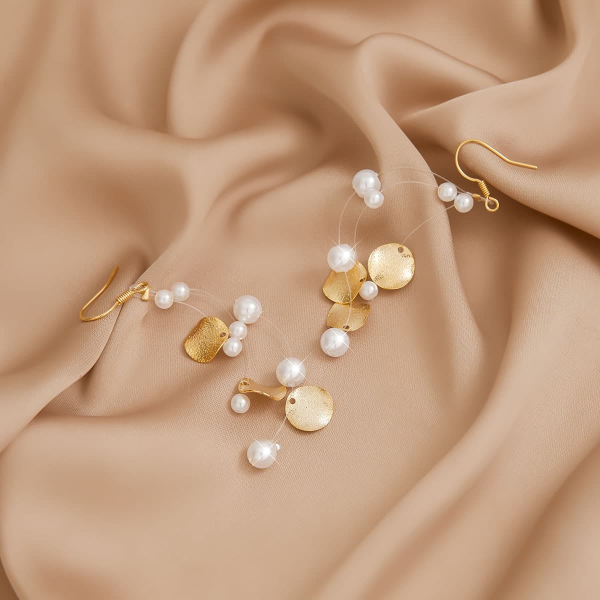 Серьги HMZ Искусственный жемчуг Серьги Женские - изображение 3
