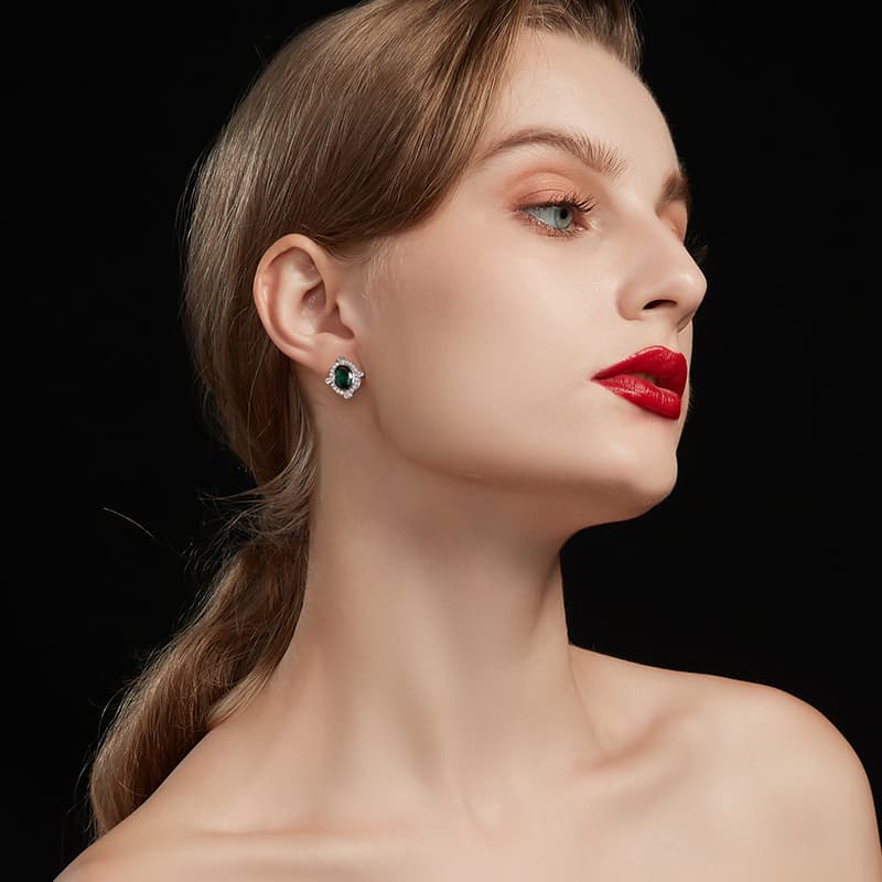 Серьги HMZ Искусственная жемчужина Серьги-гвоздики Женские - изображение 2