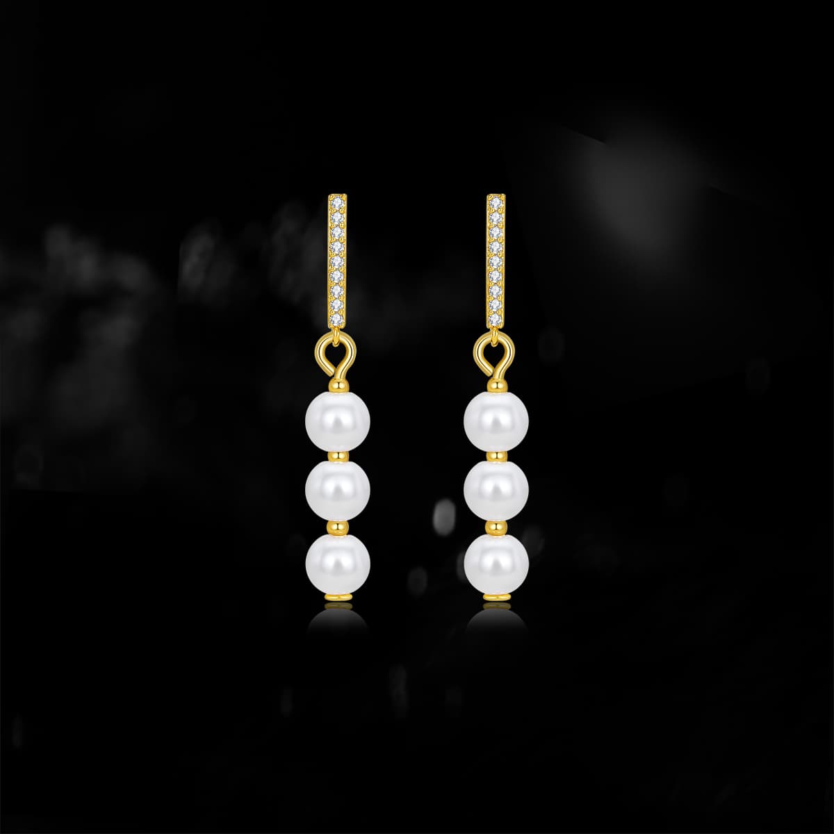 Серьги HMZ Серьги Золотые Женские - изображение 7