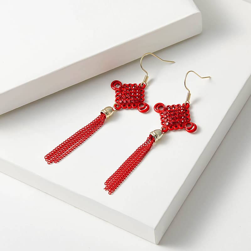 Серьги HMZ Искусственный циркон Серьги из сплава Женские - изображение 3