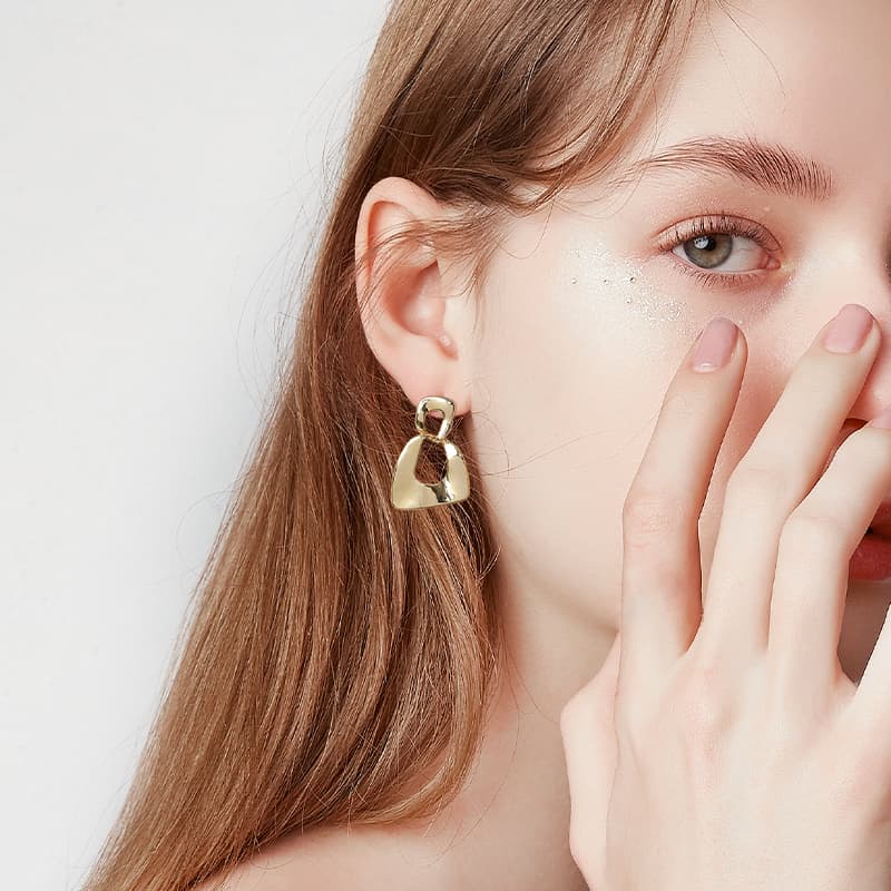 Серьги HMZ Серьги из серебра 925 пробы с серебряной иглой женские - изображение 6