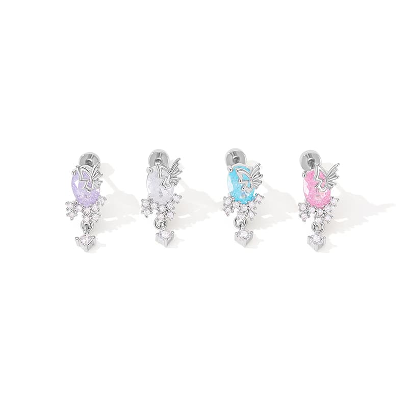 Серьги HMZ Серьги из титанового стального сплава для женщин - изображение 5