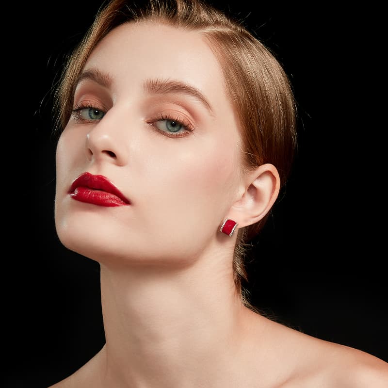 Серьги HMZ Искусственный кристалл Серьги Женские - изображение 5