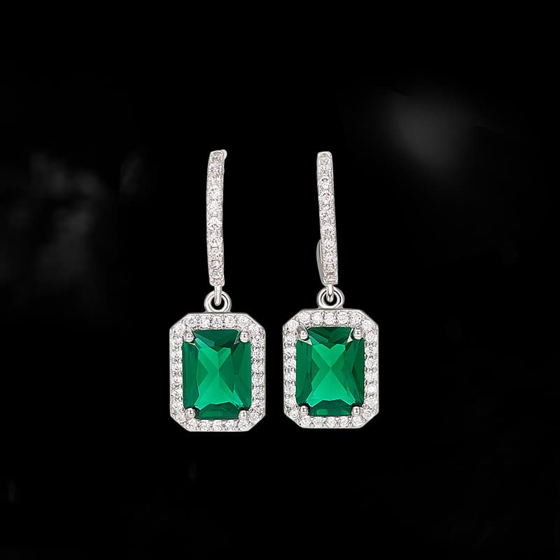 Серьги HMZ Серьги из серебра 925 пробы с серебряной иглой женские - изображение 2