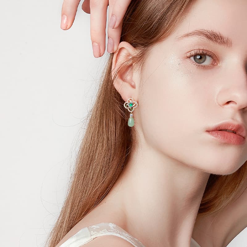 Серьги HMZ Серьги из меди и сплава женские - изображение 6