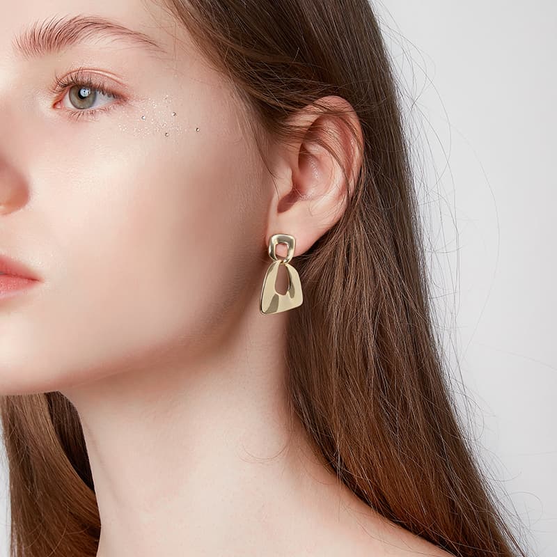 Серьги HMZ Серьги из серебра 925 пробы с серебряной иглой женские - изображение 4