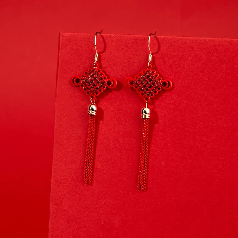 Серьги HMZ Искусственный циркон Серьги из сплава Женские - изображение 4