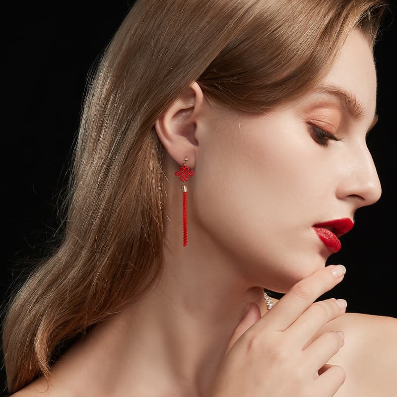 Серьги HMZ Серьги с серебряной иглой из серебра S925 женские - изображение 2