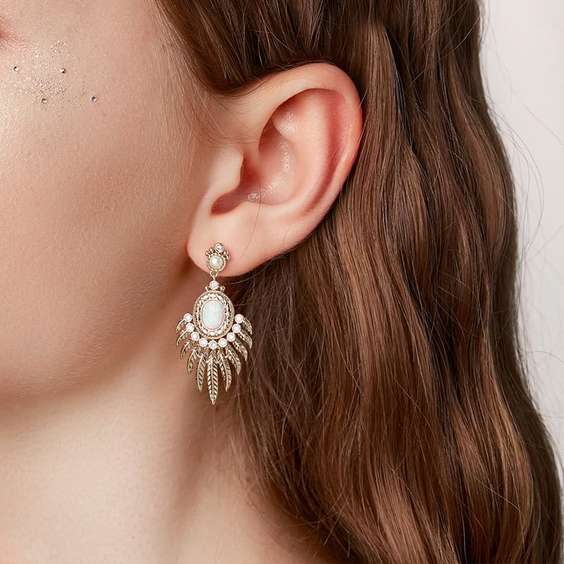 Серьги HMZ Серьги из меди и сплава женские - изображение 5