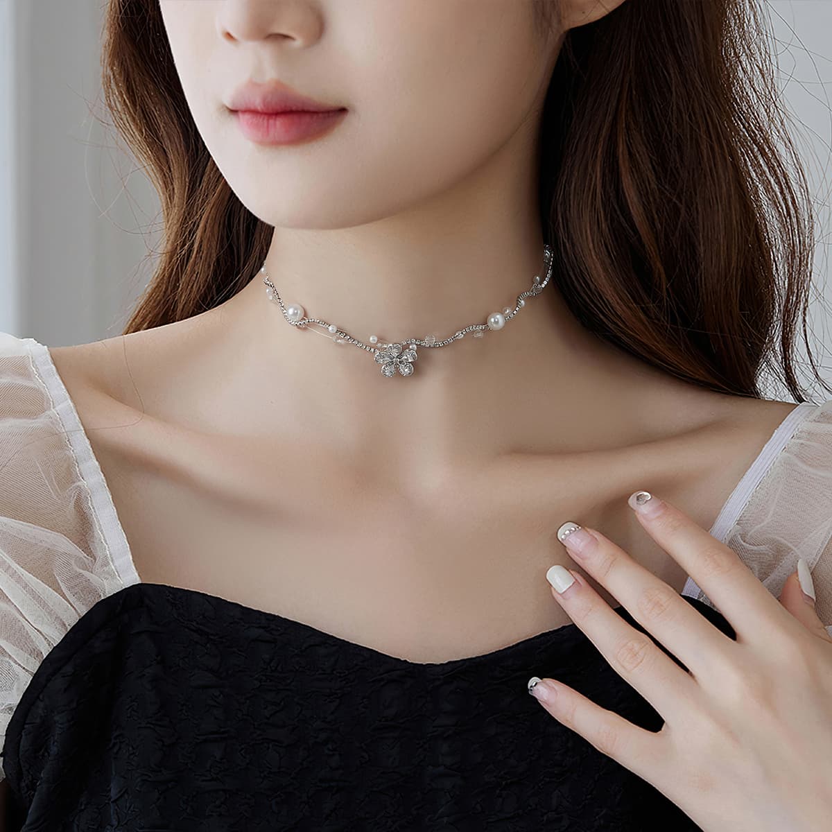 Ожерелье HMZ Ожерелья Серебряные Женские - изображение 7