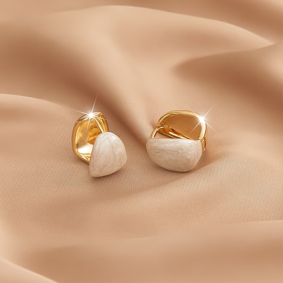 Серьги HMZ Сплав Серьги Белый Женские - изображение 6