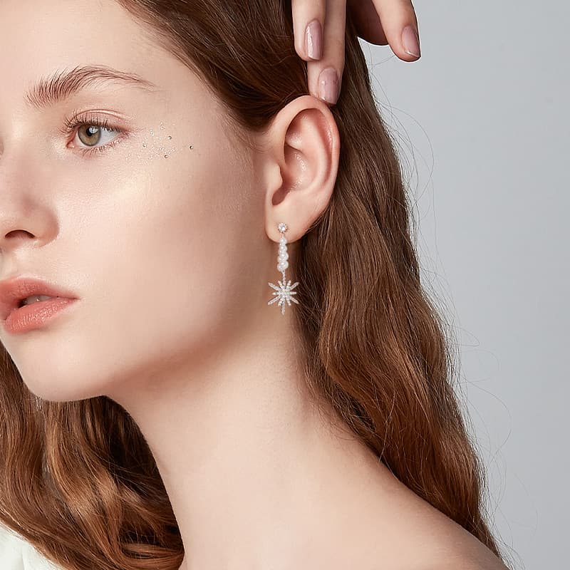 Серьги HMZ ins S925 - изображение 2