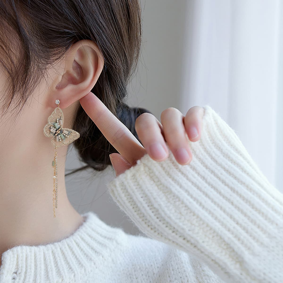 Серьги HMZ Серьги Золотые Женские - изображение 3