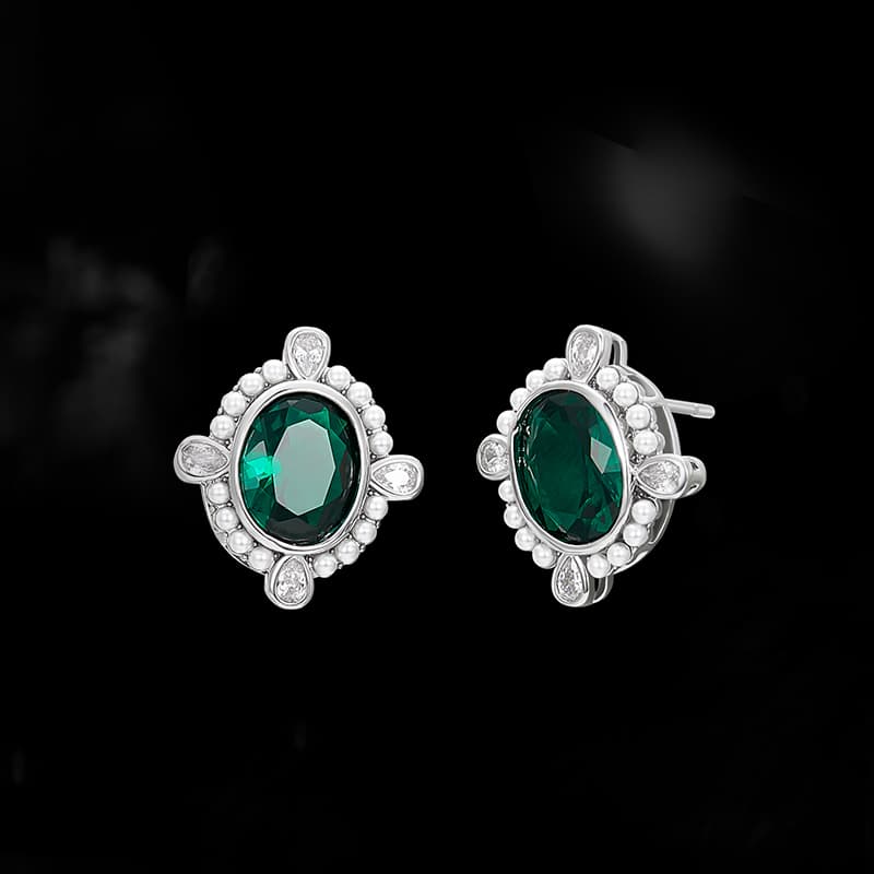 Серьги HMZ Искусственная жемчужина Серьги-гвоздики Женские - изображение 3