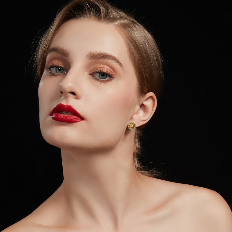 Серьги HMZ Серьги с серебряной иглой S925 пробы для женщин - изображение 2