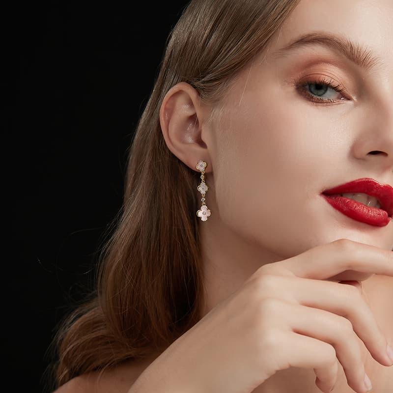 Серьги HMZ Серьги с серебряной иглой S925 пробы для женщин - изображение 3