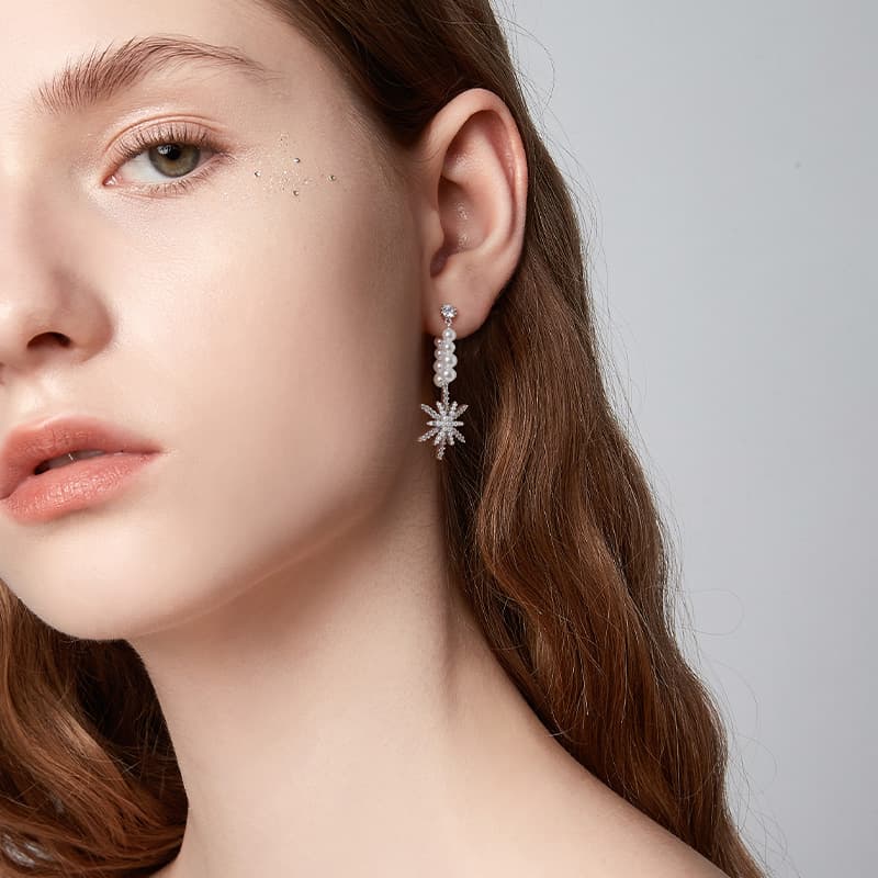 Серьги HMZ ins S925 - изображение 3
