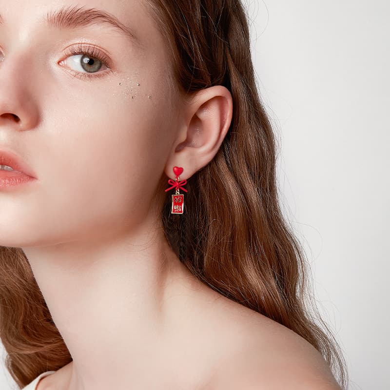 Серьги HMZ Серьги с серебряной иглой S925 пробы для женщин - изображение 4