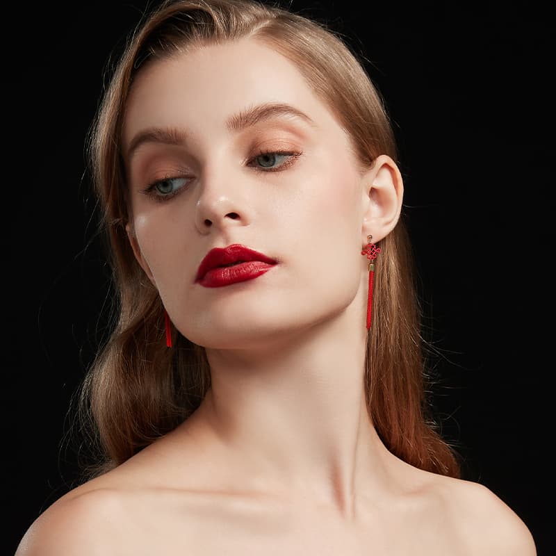 Серьги HMZ Серьги с серебряной иглой из серебра S925 женские - изображение 4