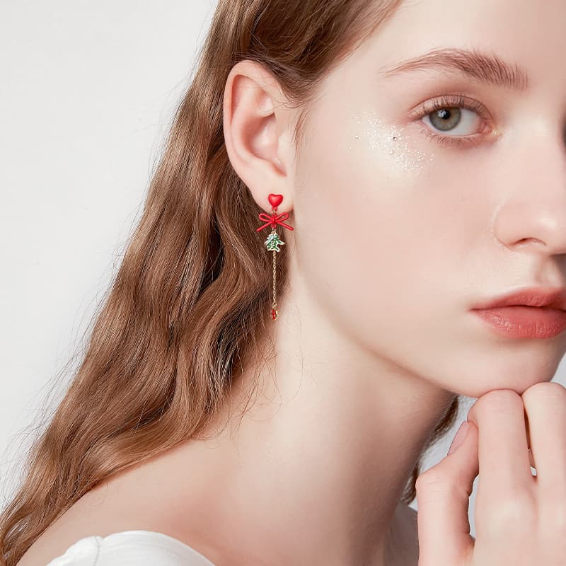 Серьги HMZ Серьги с серебряной иглой S925 пробы для женщин - изображение 6