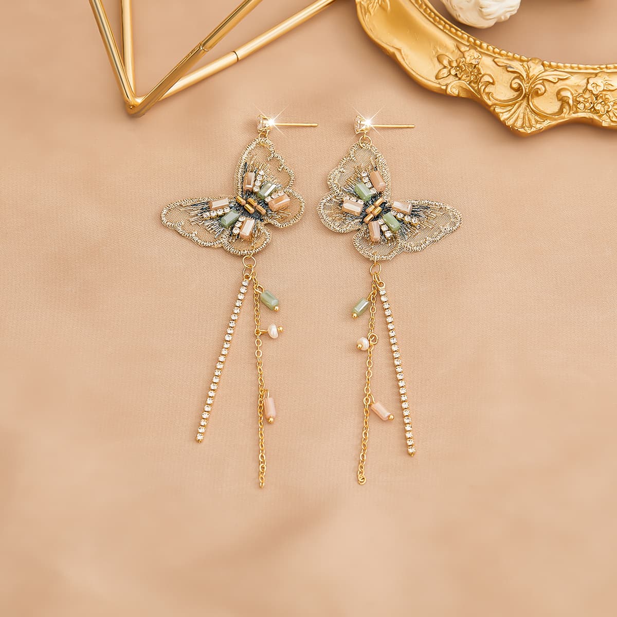 Серьги HMZ Серьги Золотые Женские - изображение 8