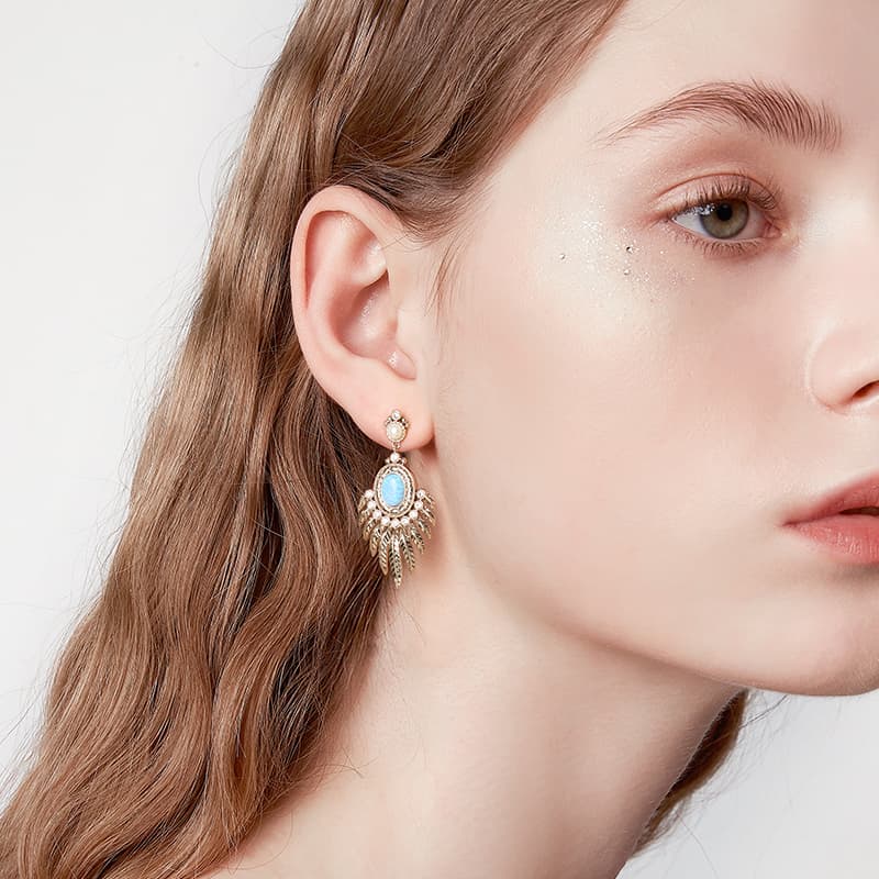 Серьги HMZ Серьги из меди и сплава женские - изображение 6