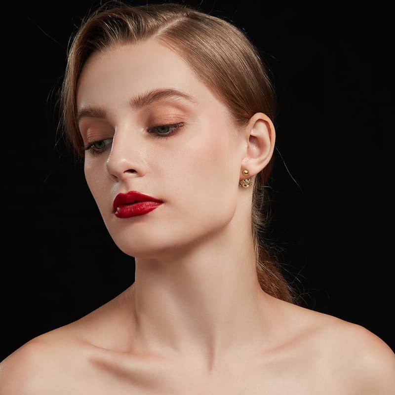 Серьги HMZ Стальные Серьги Женские - изображение 2