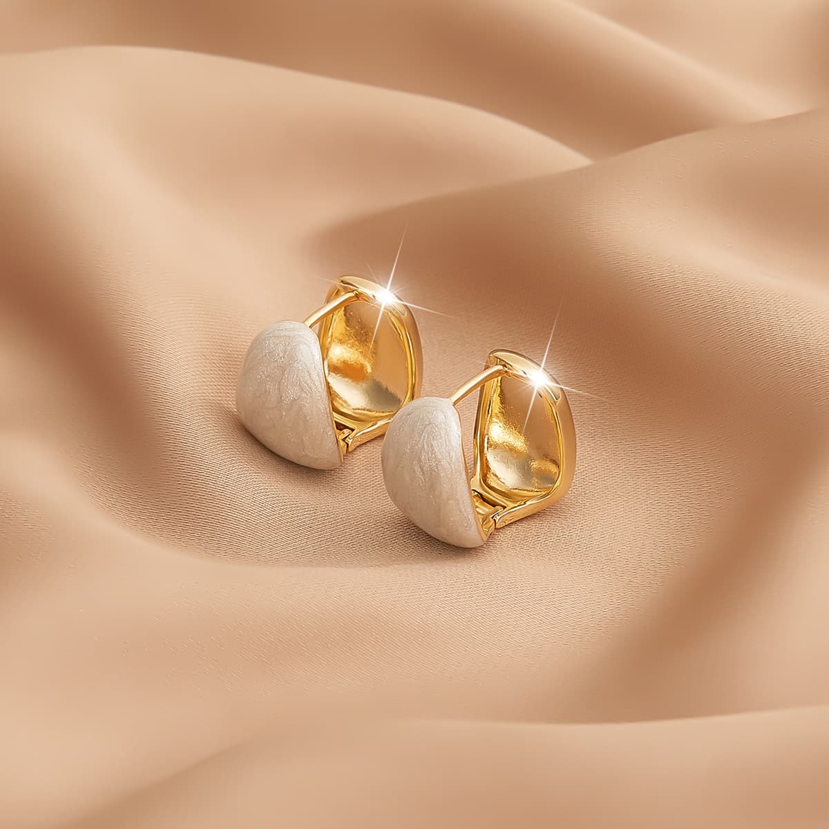 Серьги HMZ Сплав Серьги Белый Женские - изображение 7