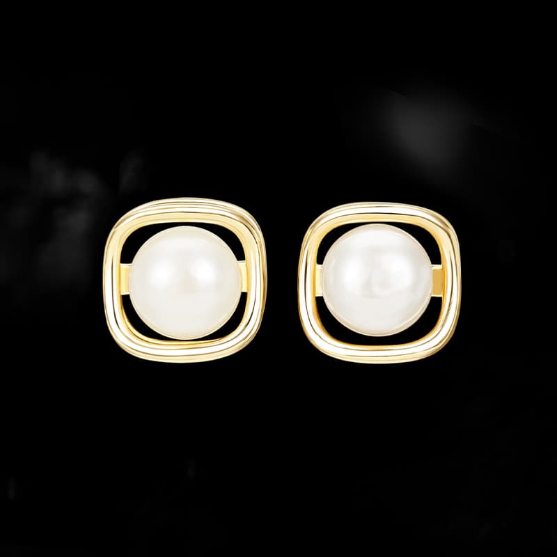 Серьги HMZ Серьги-гвоздики из серебра 925 пробы женские - изображение 2