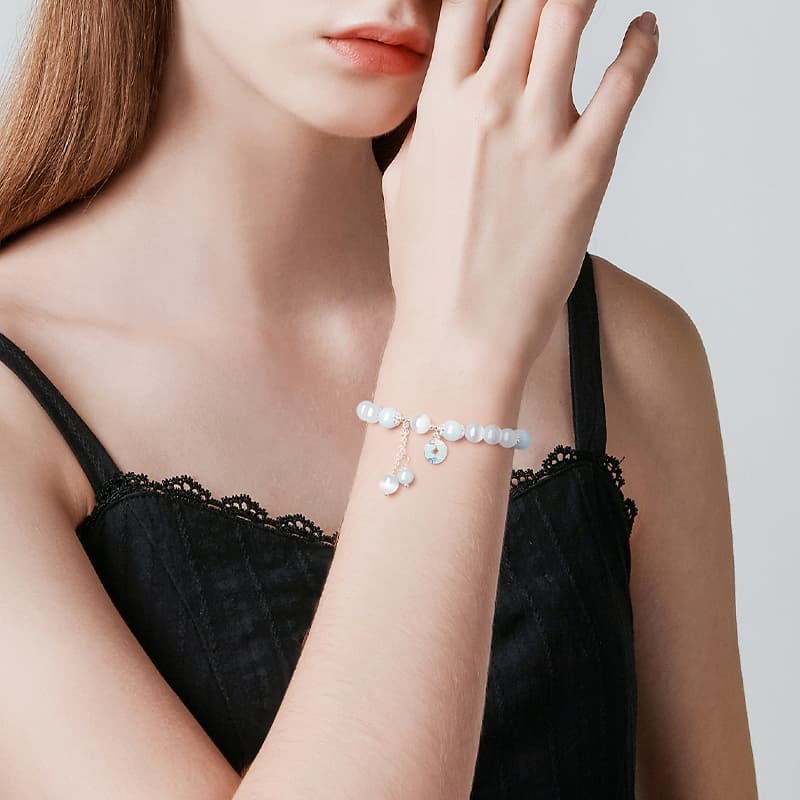 HMZ Браслеты с камнем "Кошачий глаз" Унисекс - изображение 2