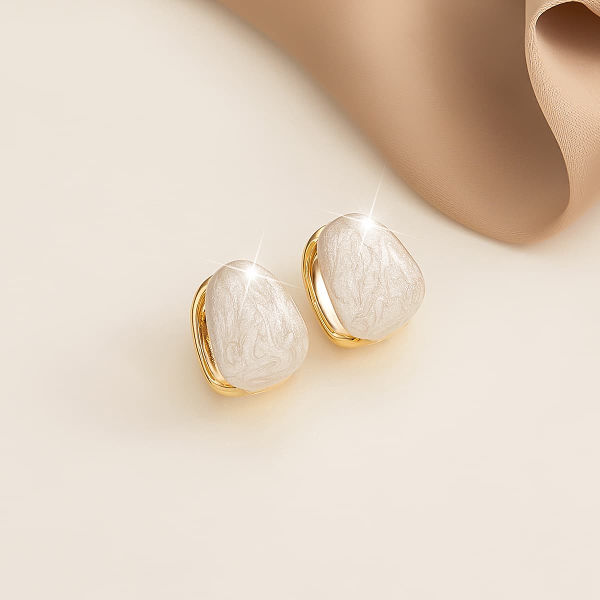 Серьги HMZ Сплав Серьги Белый Женские - изображение 8