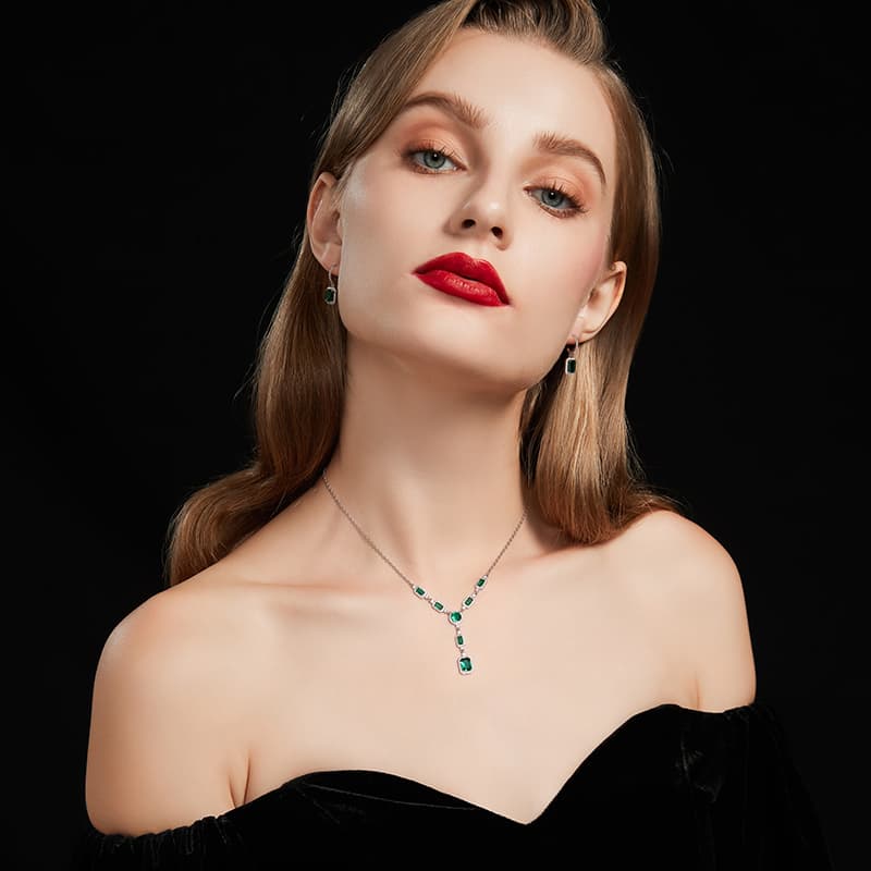 Серьги HMZ Серьги из серебра 925 пробы с серебряной иглой женские - изображение 4