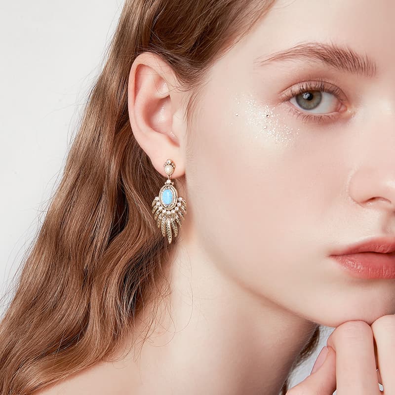 Серьги HMZ Серьги из меди и сплава женские - изображение 4