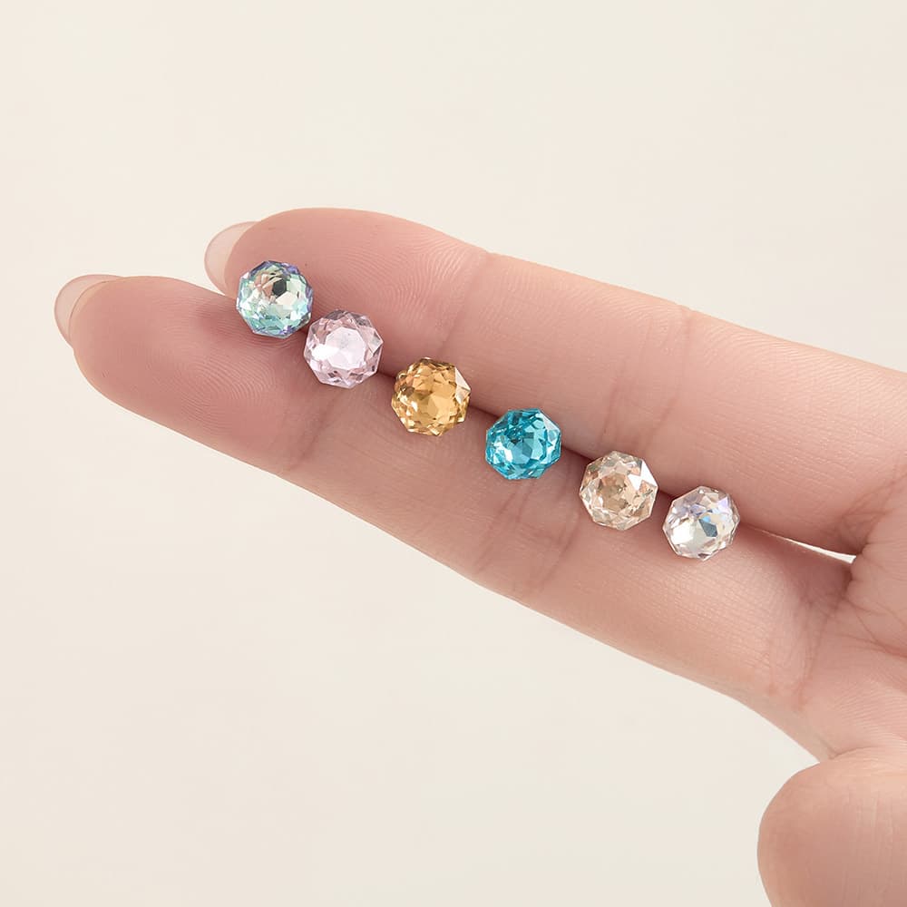 Серьги HMZ Титановые Стальные Серьги-гвоздики Женские - изображение 2