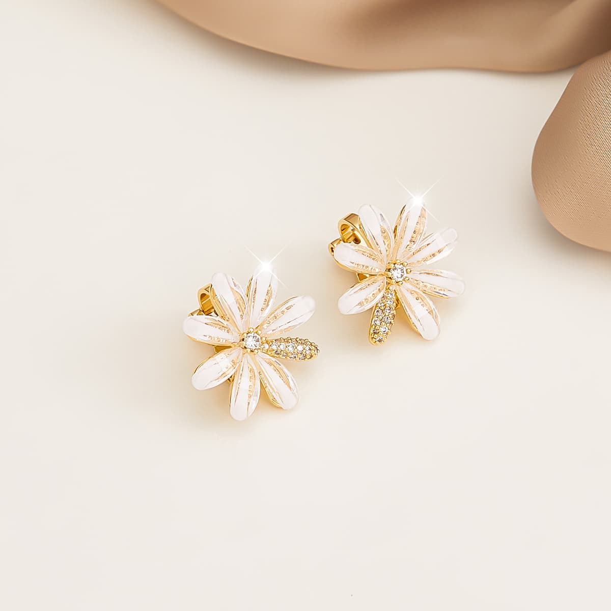 HMZ Clip ON Серьги Золотой Женские - изображение 8