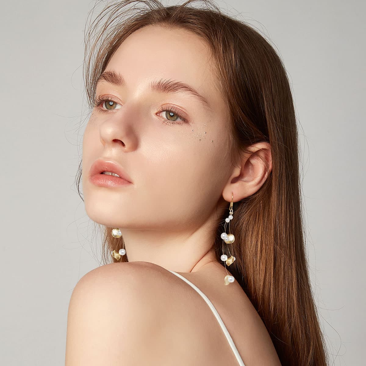 Серьги HMZ Искусственный жемчуг Серьги Женские - изображение 6