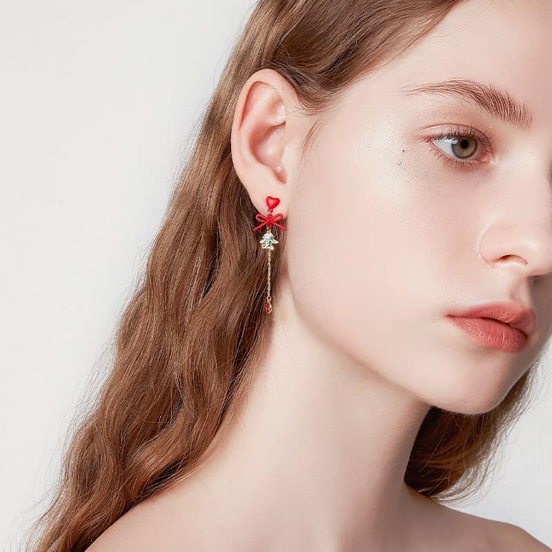 Серьги HMZ Серьги с серебряной иглой S925 пробы для женщин - изображение 2