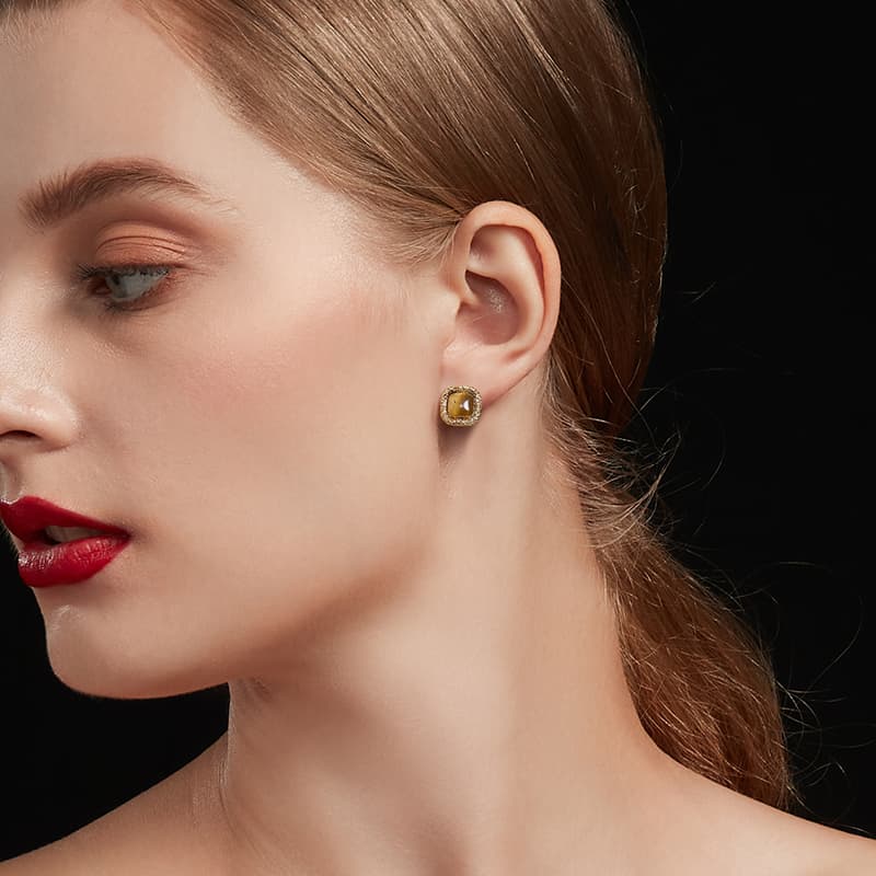 Серьги HMZ Серьги с серебряной иглой S925 пробы для женщин - изображение 5