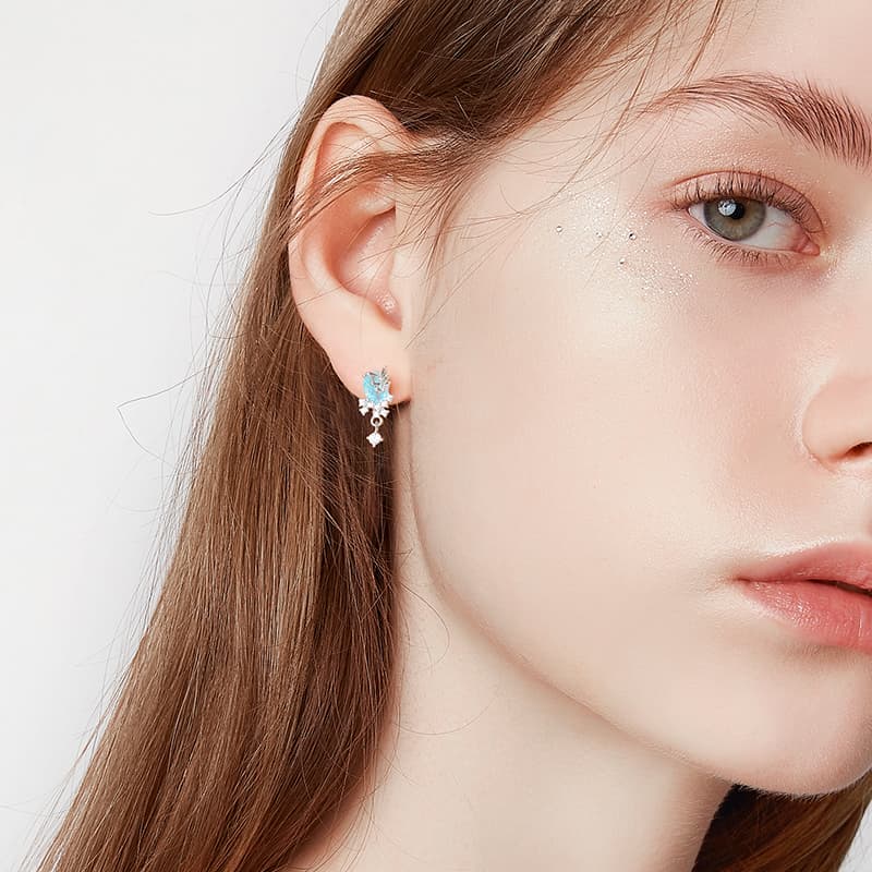 Серьги HMZ Серьги из титанового стального сплава для женщин - изображение 2